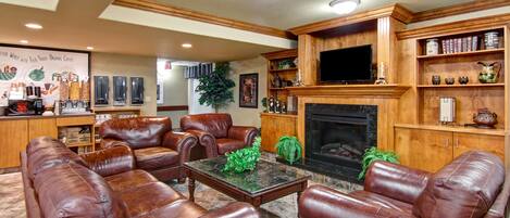 Coin salon dans le hall