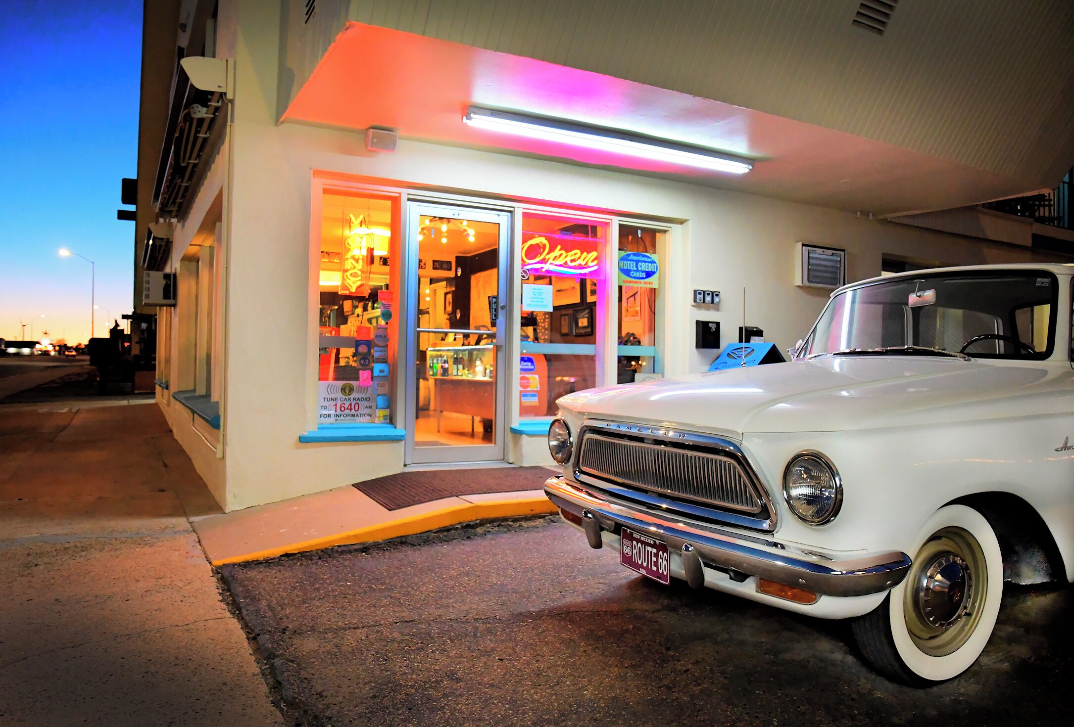 Entrada de la propiedad