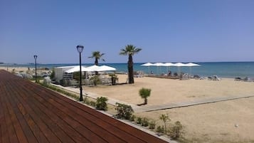 On the beach