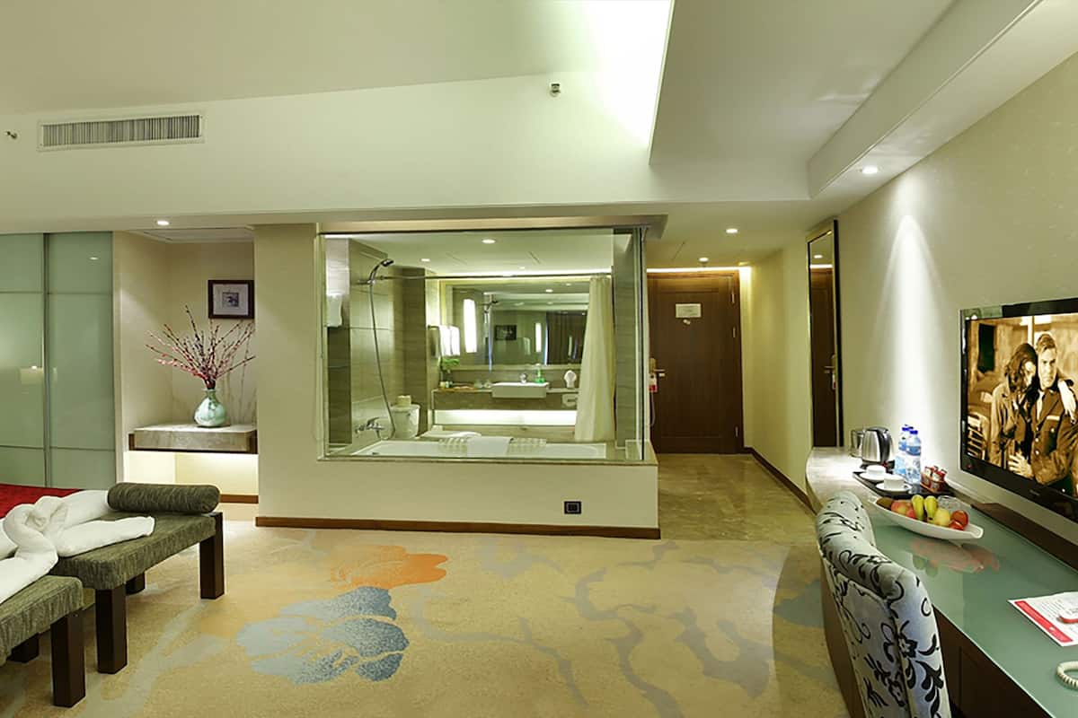 Club Room, 1 King Bed, Smoking | In-room safe, desk, iron/ironing board, free WiFi