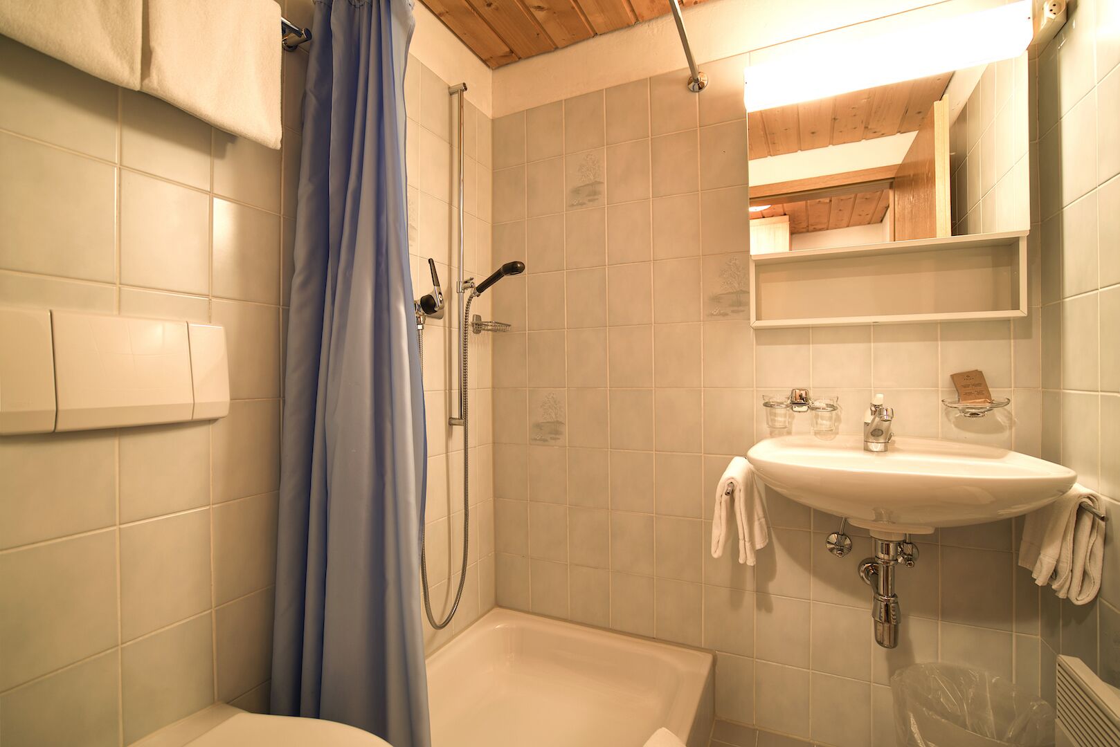 economy double or twin room | bathroom | free toiletries, hair dryer, towels