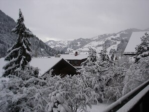 Blick von der Unterkunft