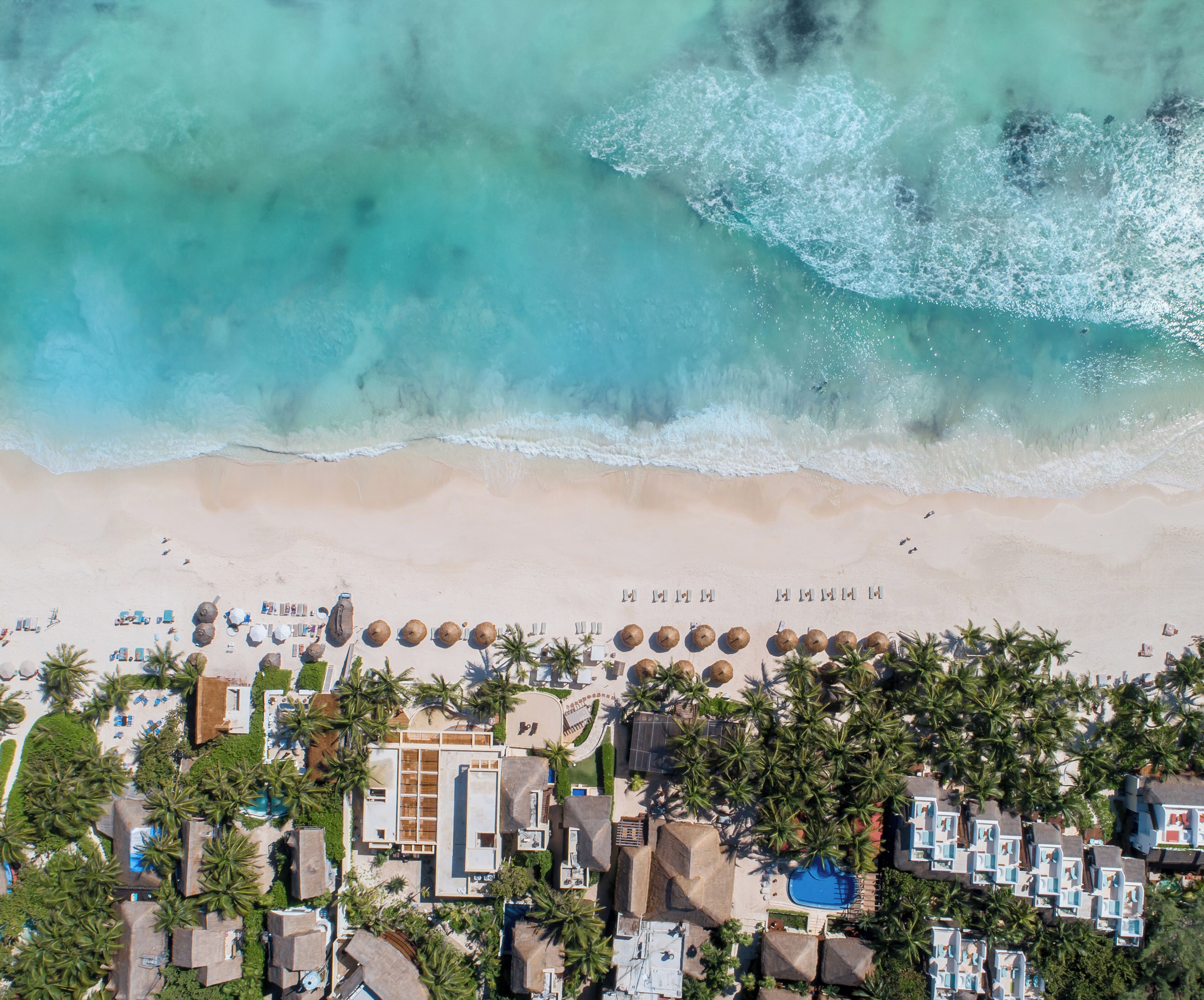 منظر من الجو على ارتفاع عالٍ