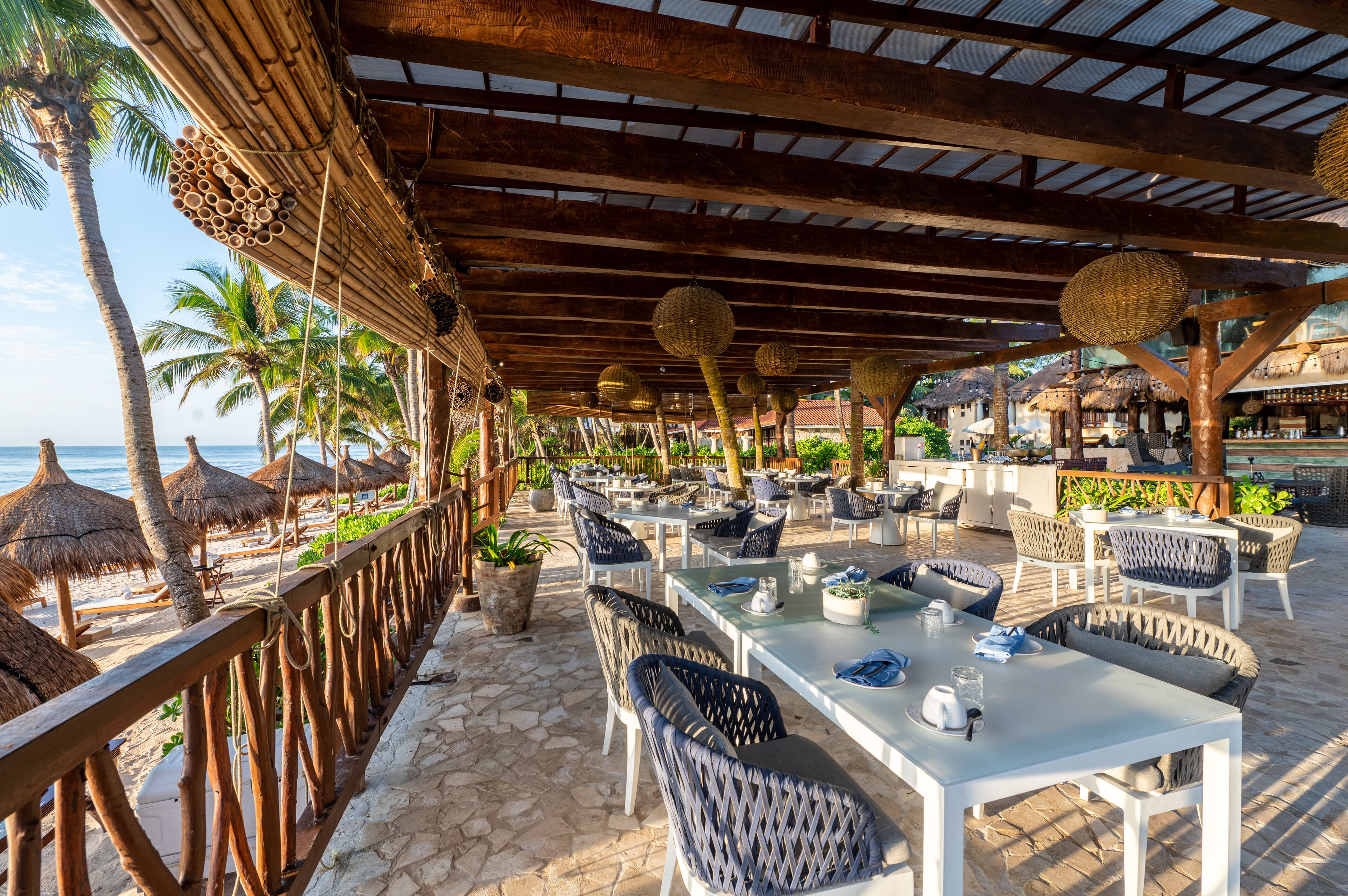 breakfast, lunch, dinner served; international cuisine, beach views