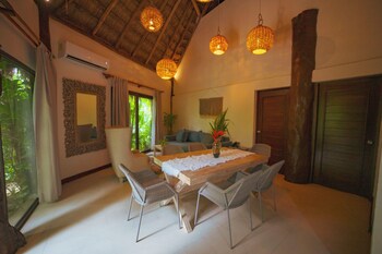 Premium bedding, down comforters, minibar, in-room safe at Ana y Jose Tulum Hotel & Spa
