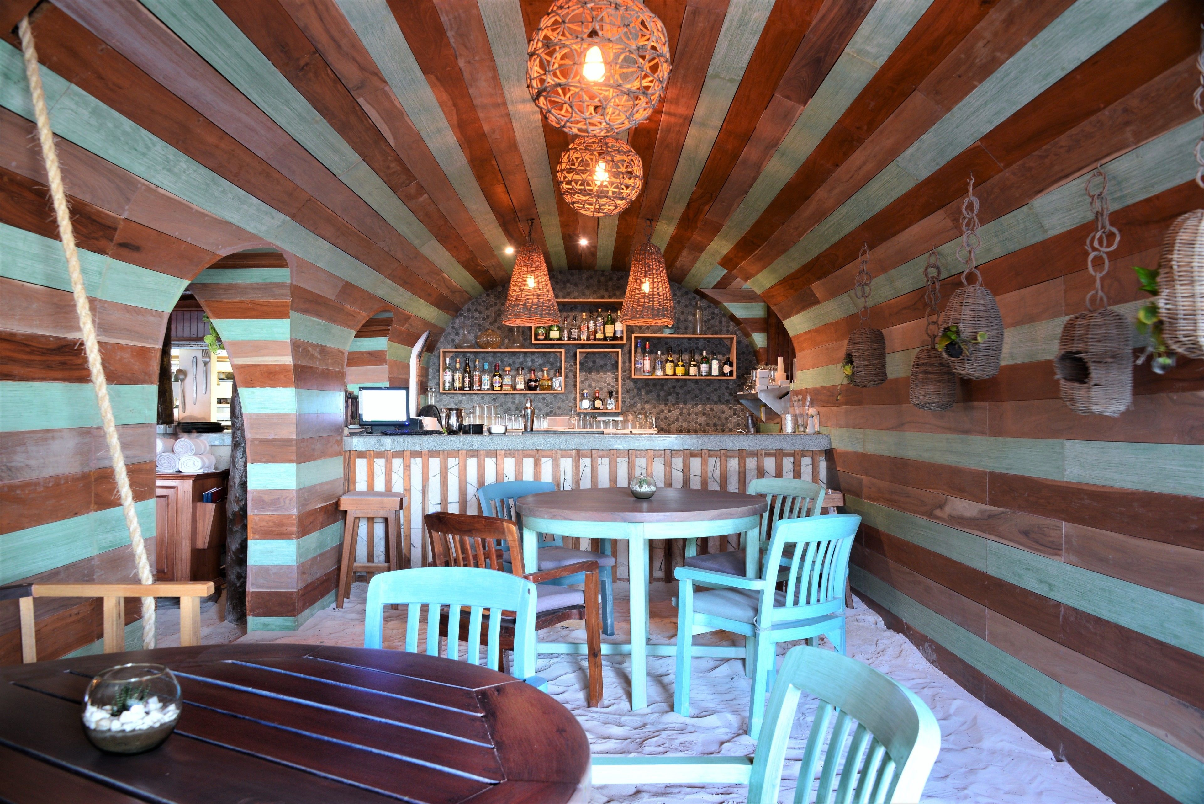 breakfast, lunch, dinner served; international cuisine, beach views