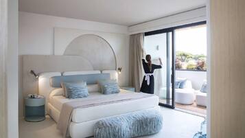 Penthouse Sasso | Ropa de cama de alta calidad, edredón y minibar