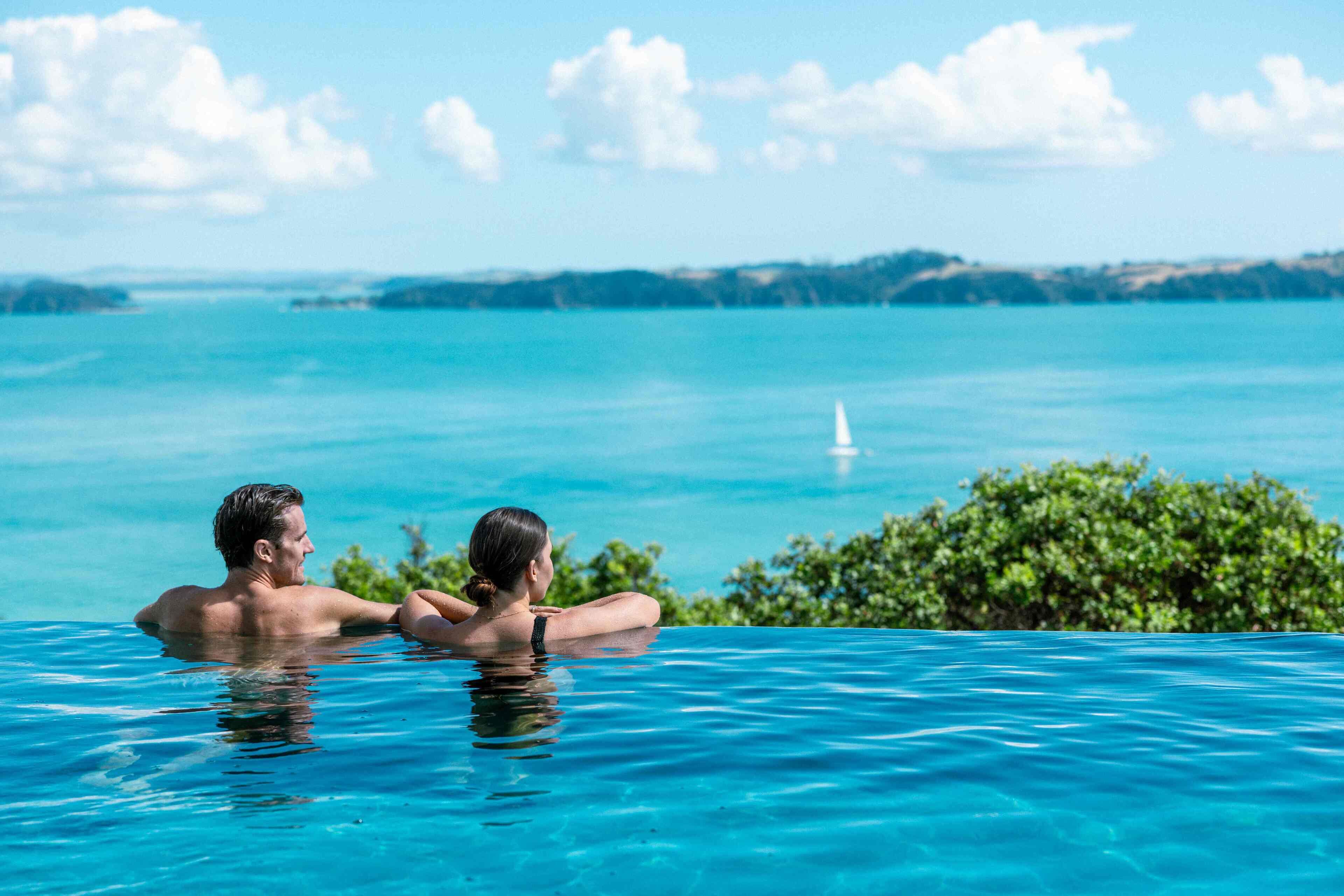 Rahimoana villa | Egyptian cotton sheets, premium bedding, down comforters, minibar