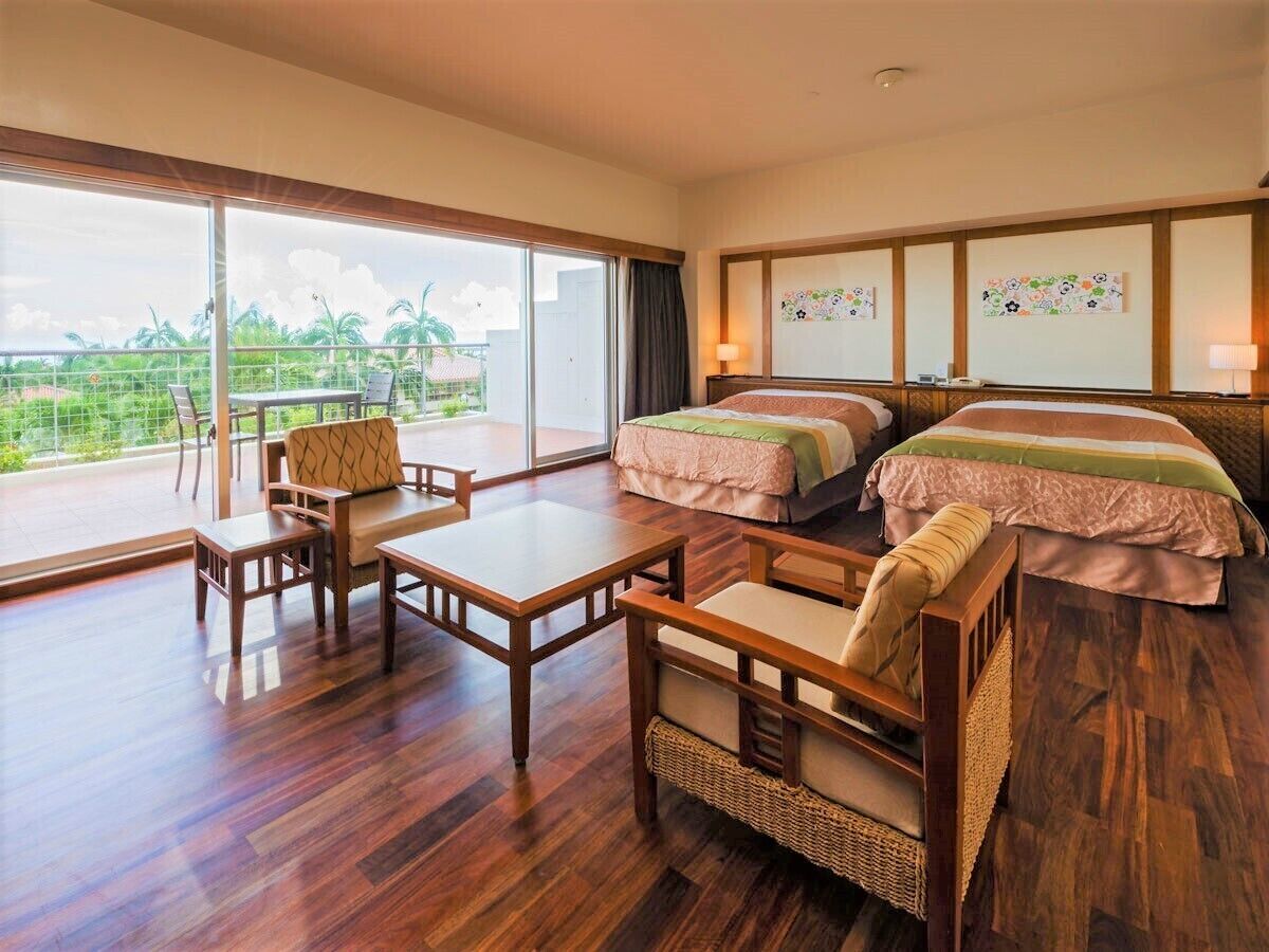 Twin Room with Terrace, Non Smoking | Premium bedding, minibar, in-room safe, desk