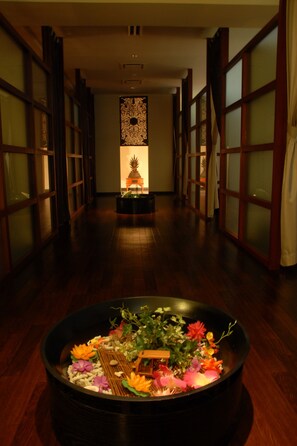 Body treatments, aromatherapy, facials, manicures and pedicures