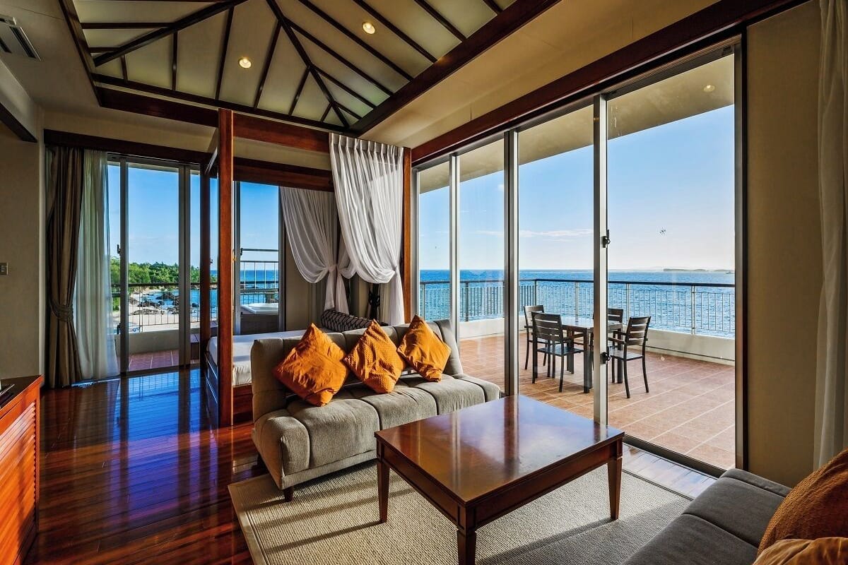 Abian Beachside Cottage Premium Room with Ocean View with Jet bath 2F | Premium bedding, minibar, in-room safe, desk