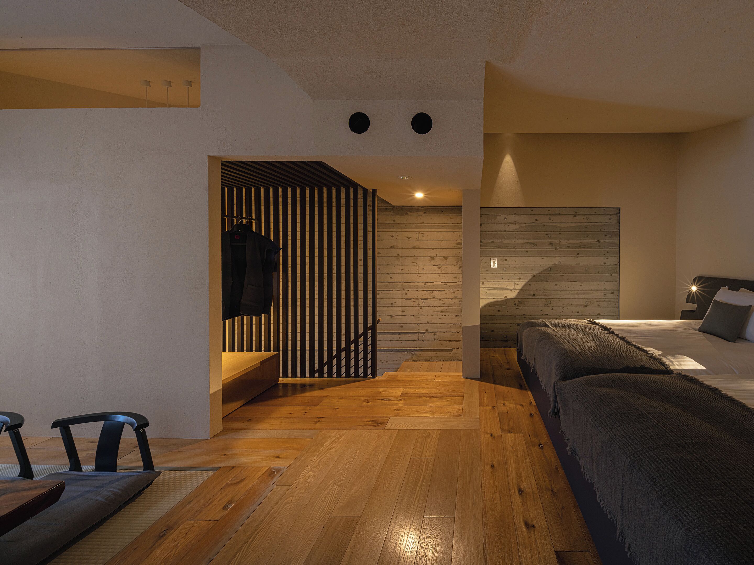 Japanese-Western Maisonette Room with Private Onsen | Down duvets, in-room safe, individually decorated