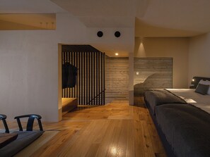 Loft Standard, salle de bains privée, en mezzanine (Maisonette Room with Private Onsen)