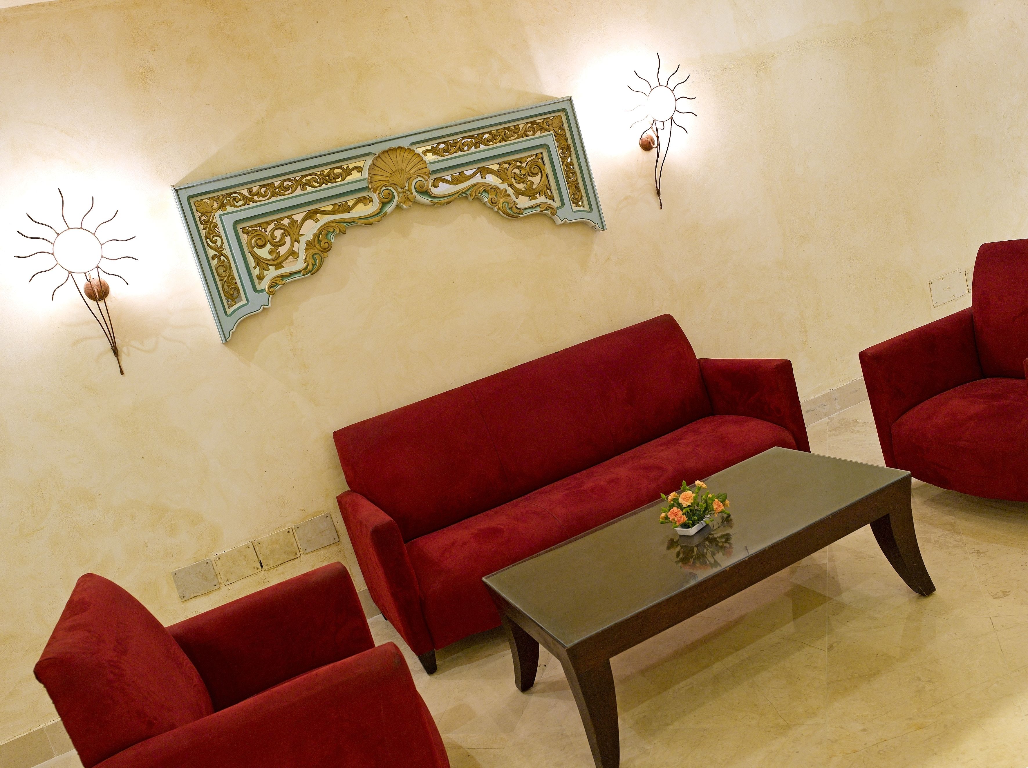 Lobby sitting area