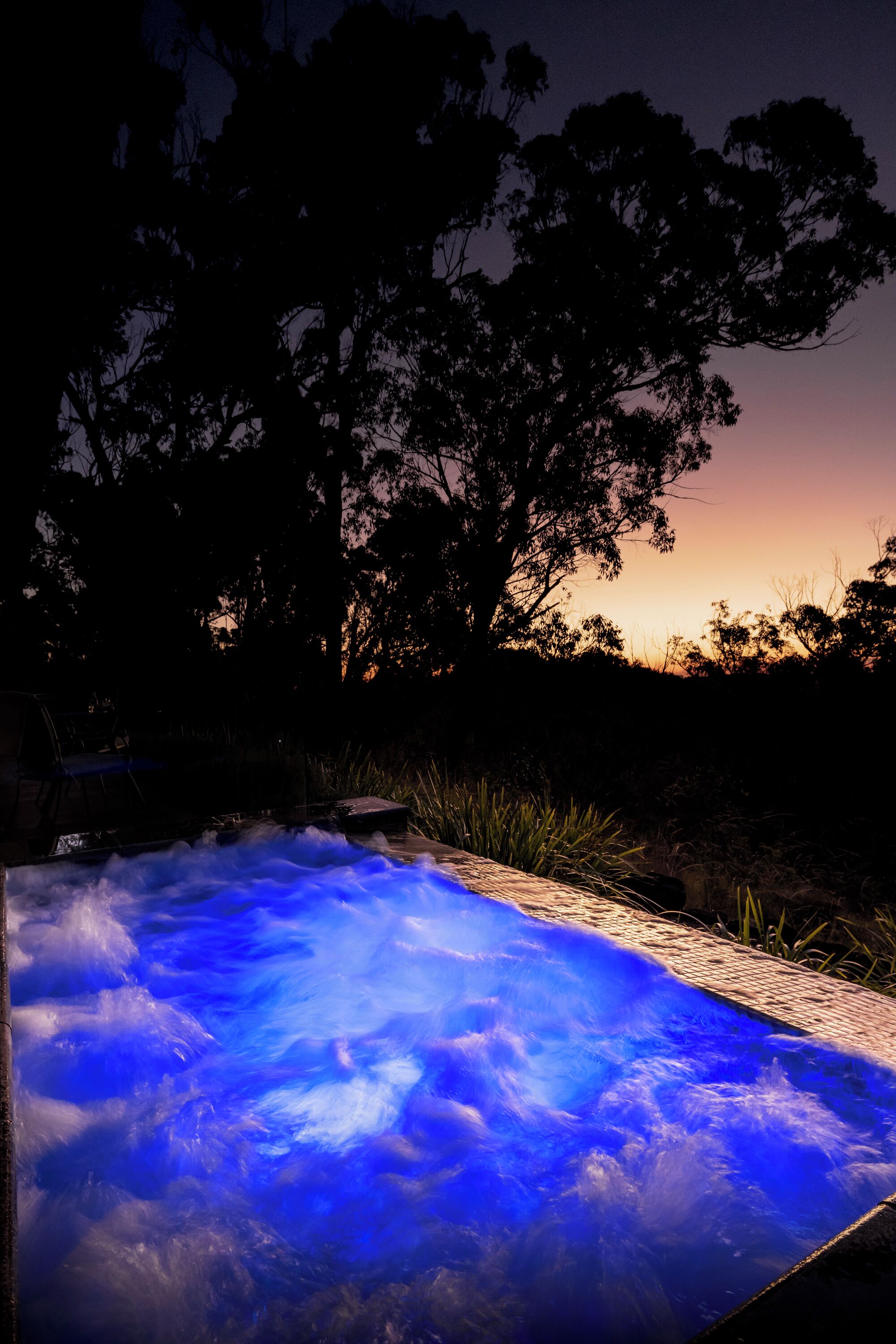 one bedroom private lodge | premium bedding, free minibar, desk, iron/ironing board