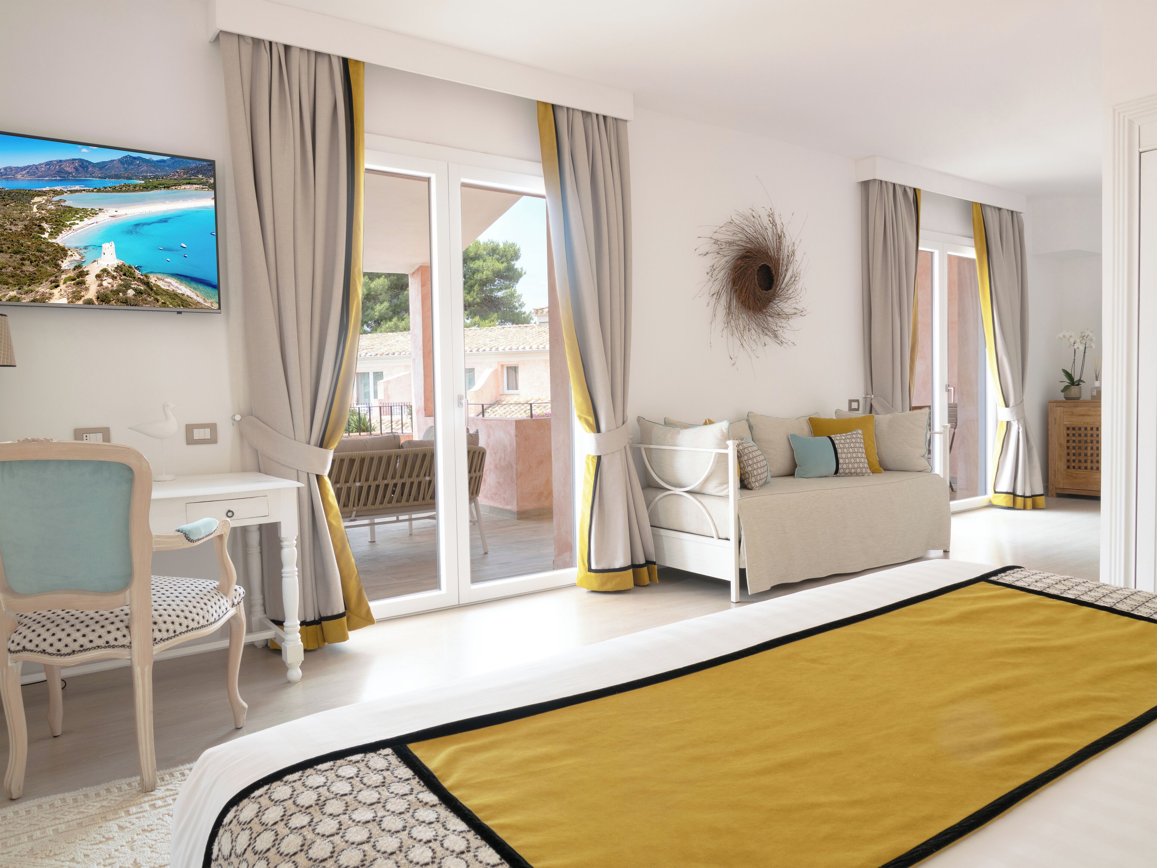 Grand-Suite, Meerblick | Allergikerbettwaren, Daunenbettdecken, Betten mit Memory-Foam-Matratzen