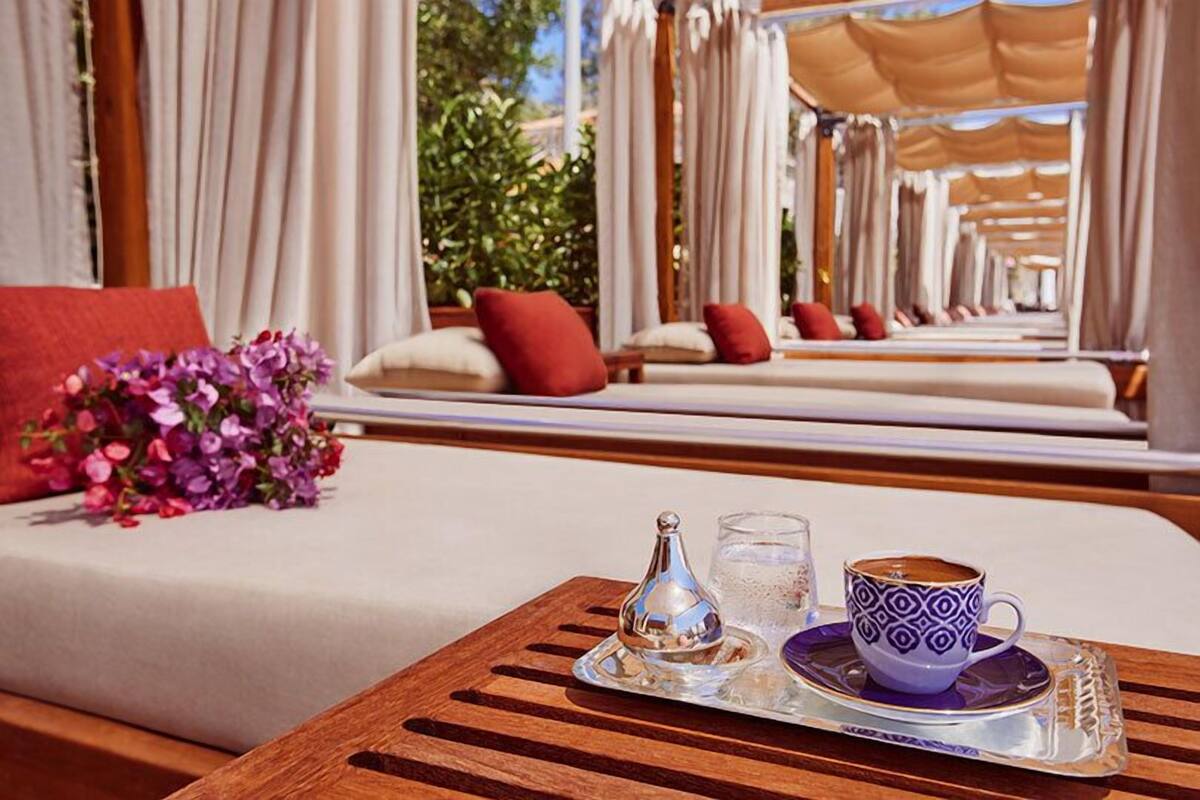 private beach, sun-loungers, beach umbrellas, beach towels