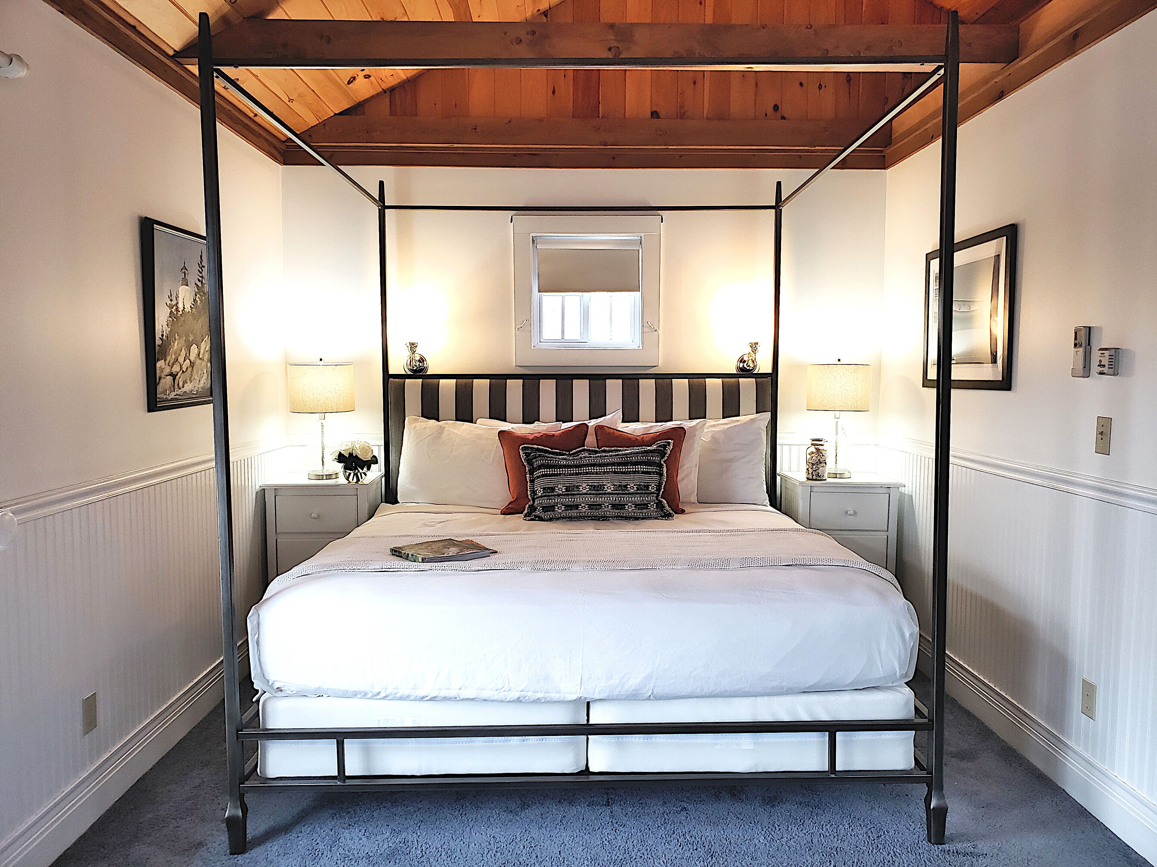 Cabana clássica, 1 cama King | Individualmente decorados, individualmente mobiliados