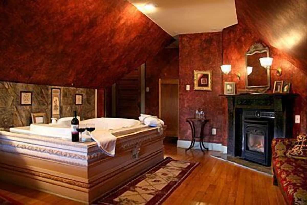 Suite, 1 letto king, idromassaggio | Vasca idromassaggio