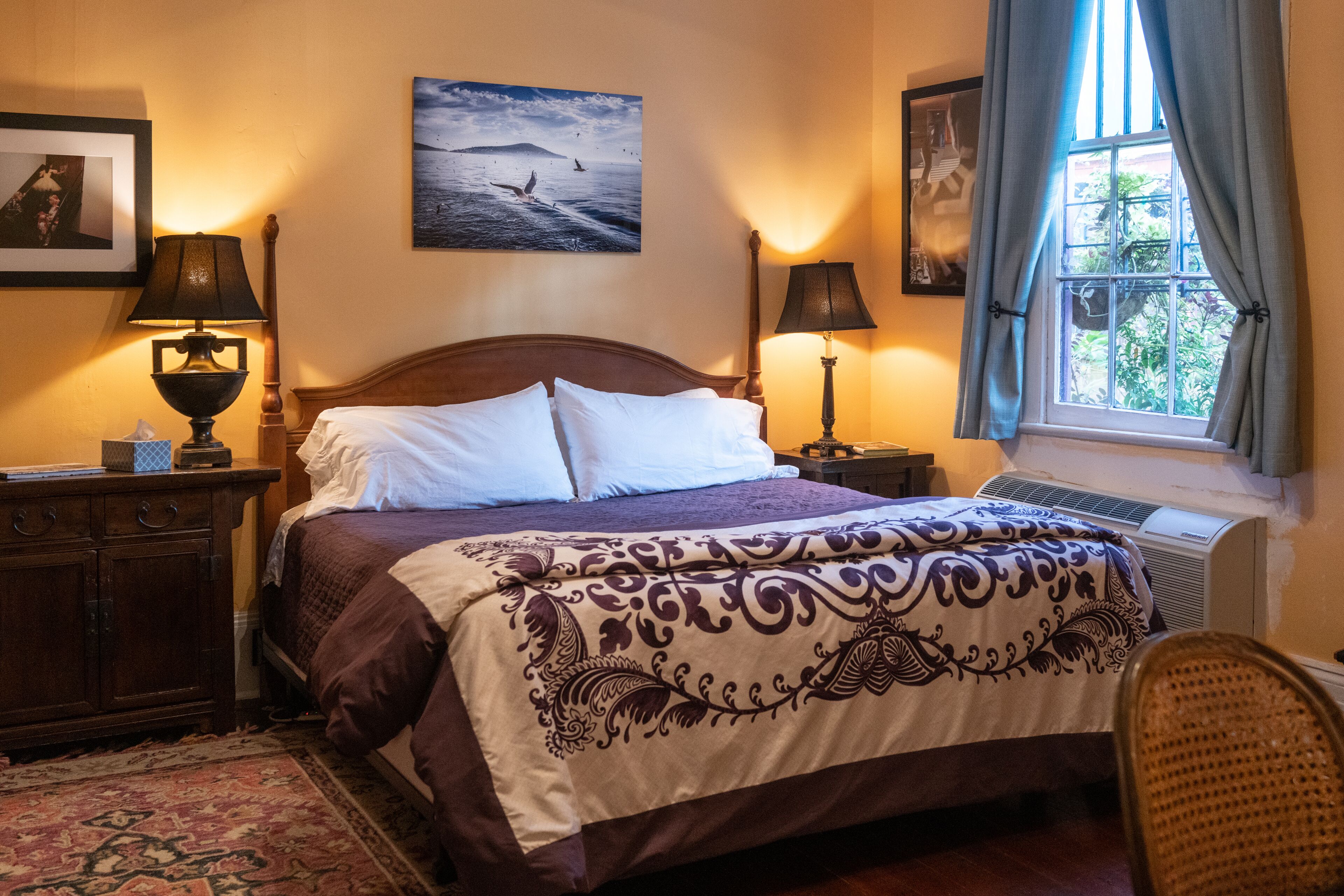 デラックス スイート 1 ベッドルーム コートヤードビュー ガーデン | エジプト綿のシーツ、高級寝具、セーフティボックス (室内)、客室ごとに異なる装飾