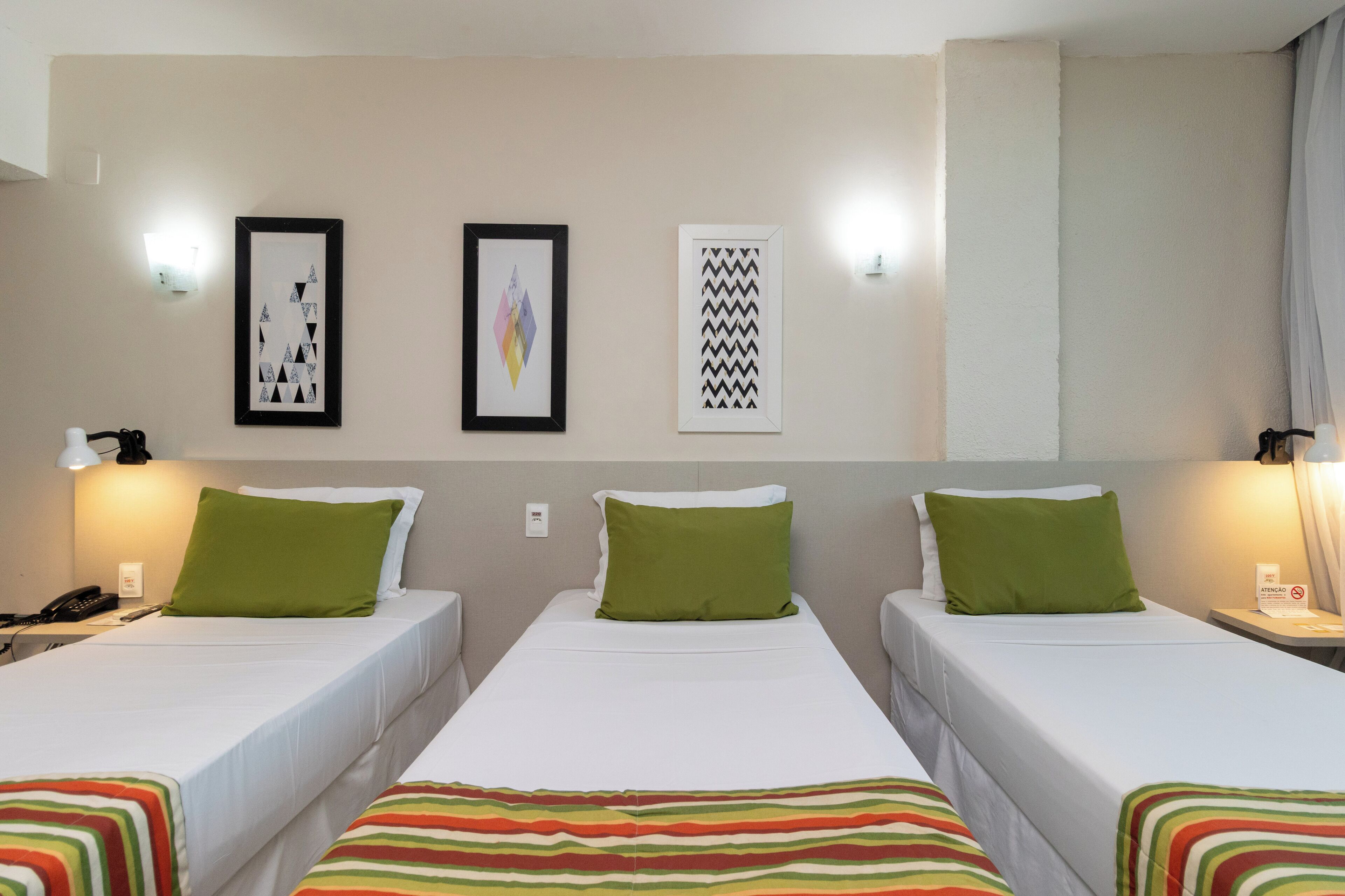 executive triple room (twin) | minibar, in-room safe, blackout curtains, free cots/infant beds