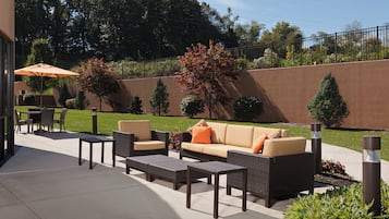 Blick von der Unterkunft