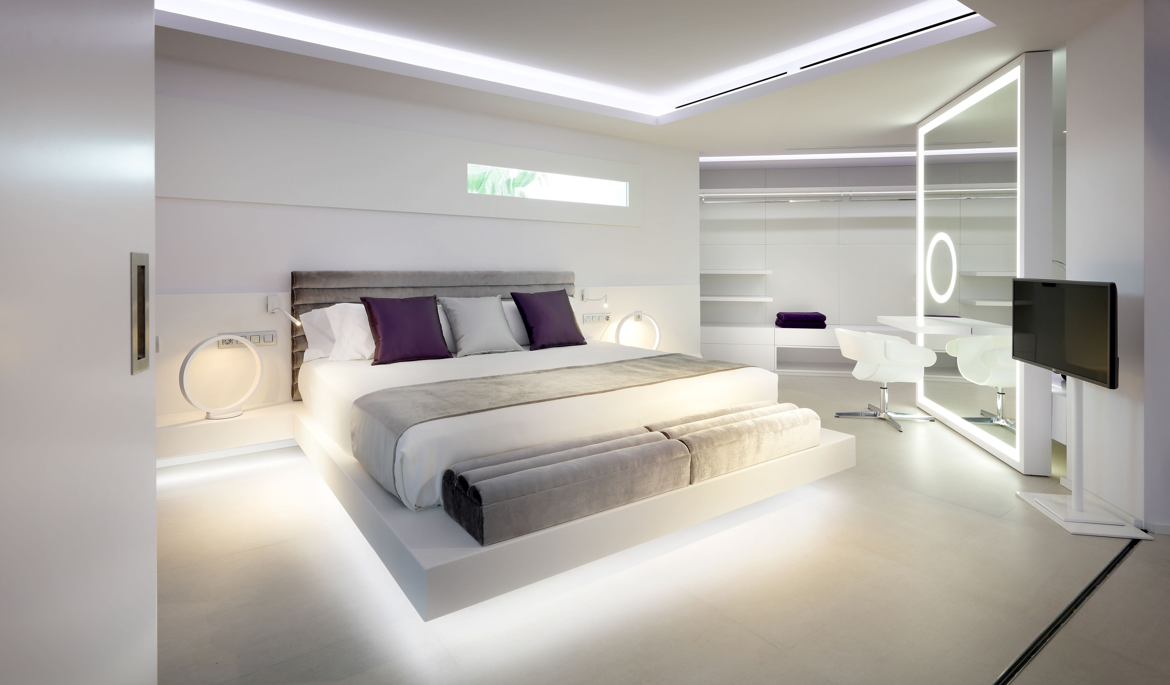 premium suite, jetted tub, beach view | 1 bedroom, in-room safe, desk, laptop workspace