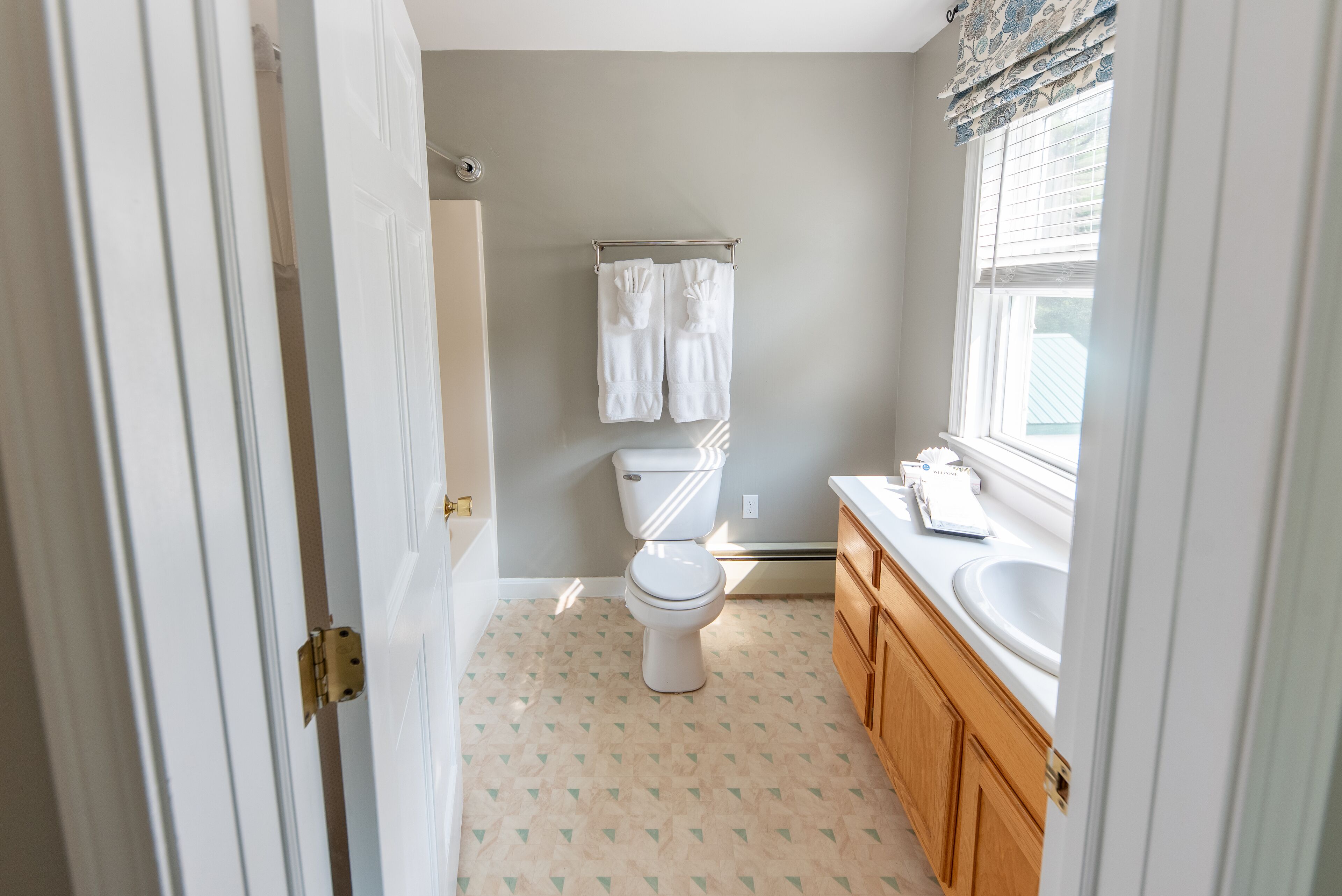 room, multiple beds | bathroom | combined shower/bathtub, jetted bath, hair dryer, towels