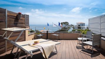 Junior Suite, 1 Queen Bed, Terrace, Sea View | View from room