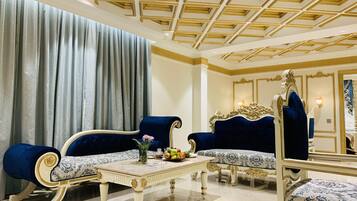 Premium bedding, pillow-top beds, in-room safe, individually decorated