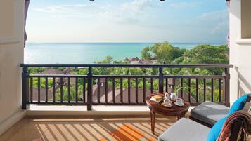 Vue sur la plage/lâocĂ©an