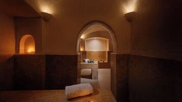 Hammam, soins corporels, soins d'hydrothérapie, soins d'aromathérapie
