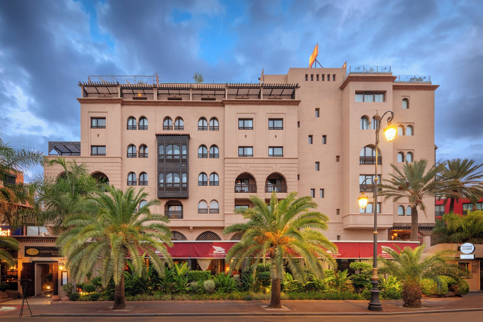 Façade de l’hébergement