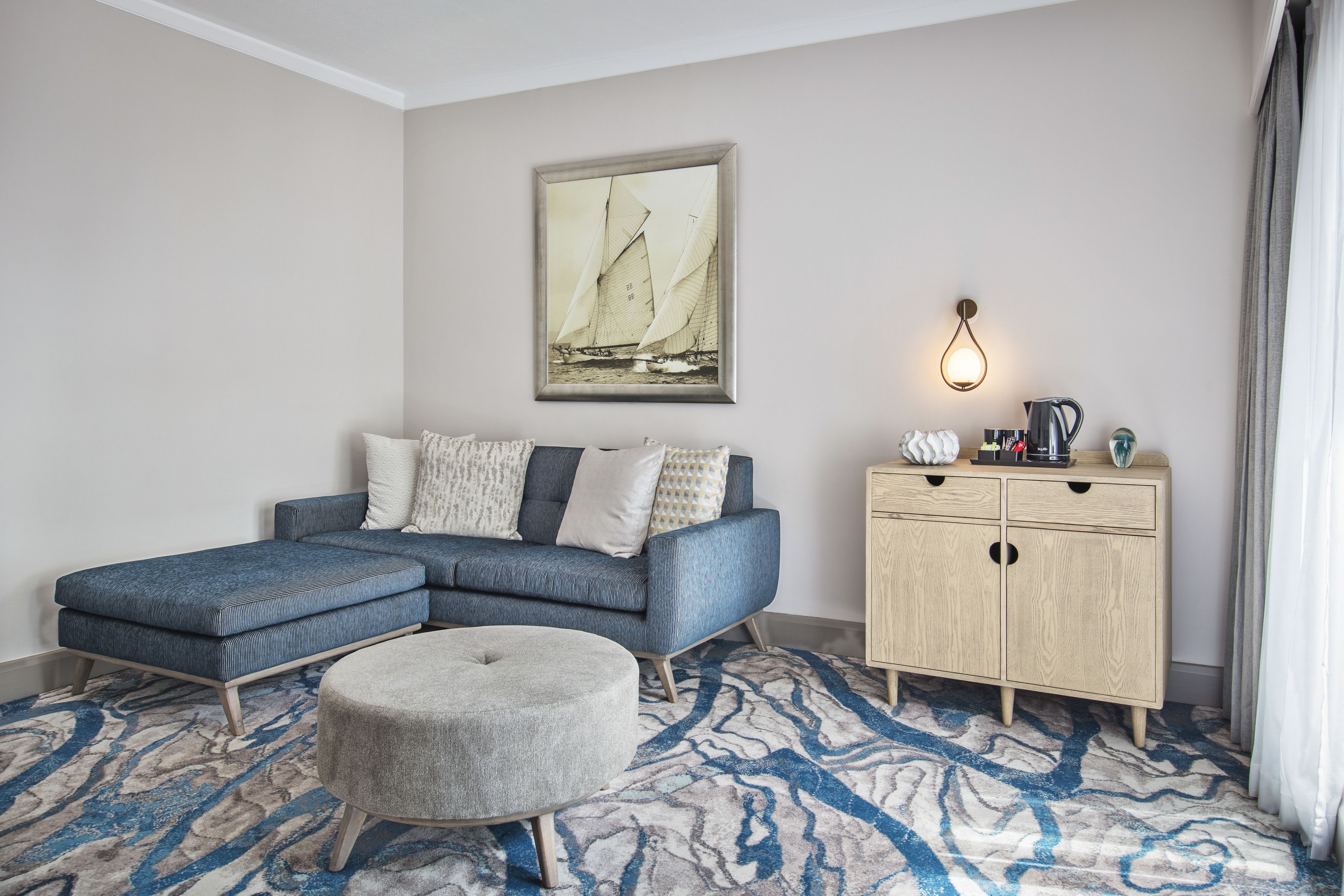 junior suite | living room | 49-inch smart tv with cable channels, tv