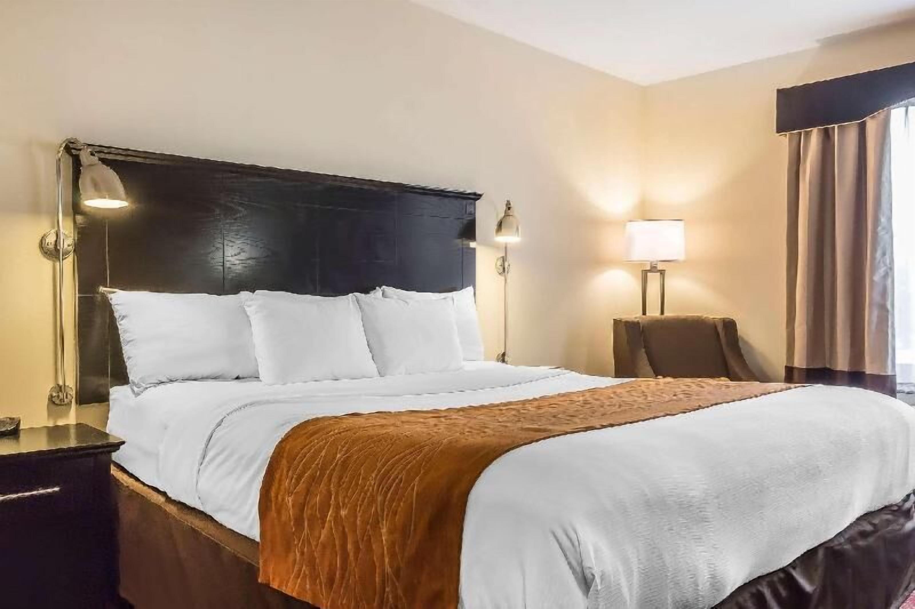 Ropa de cama de alta calidad, camas con pillow-top y escritorio 