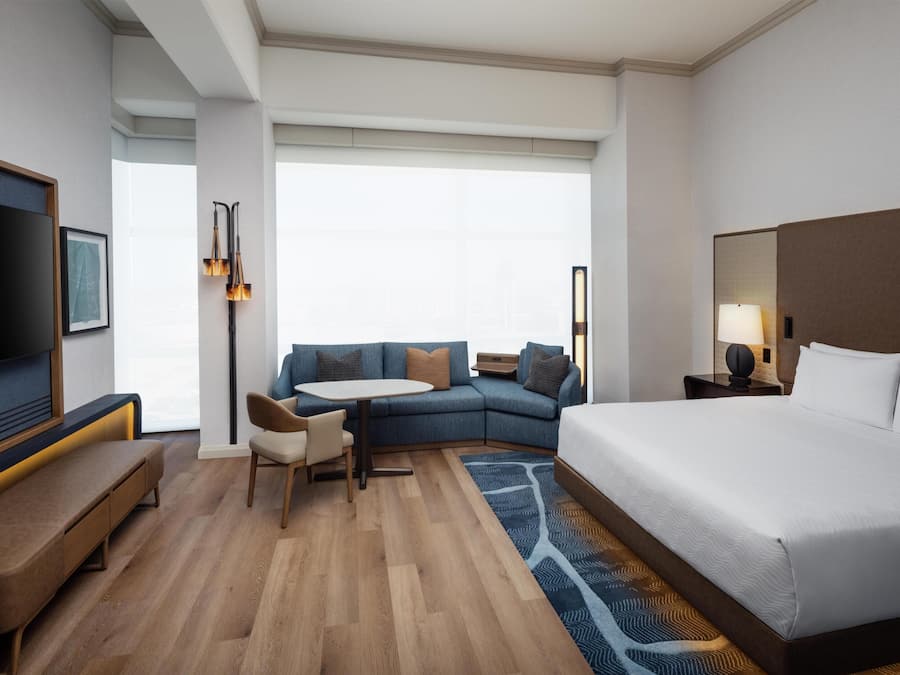 Habitación Deluxe, 1 cama King size | Ropa de cama de alta calidad, edredón, camas con pillow-top y minibar