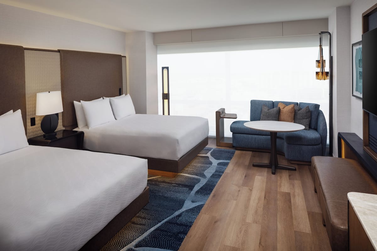 Deluxe Room, 2 Queen Beds | Premium bedding, down comforters, pillowtop beds, minibar