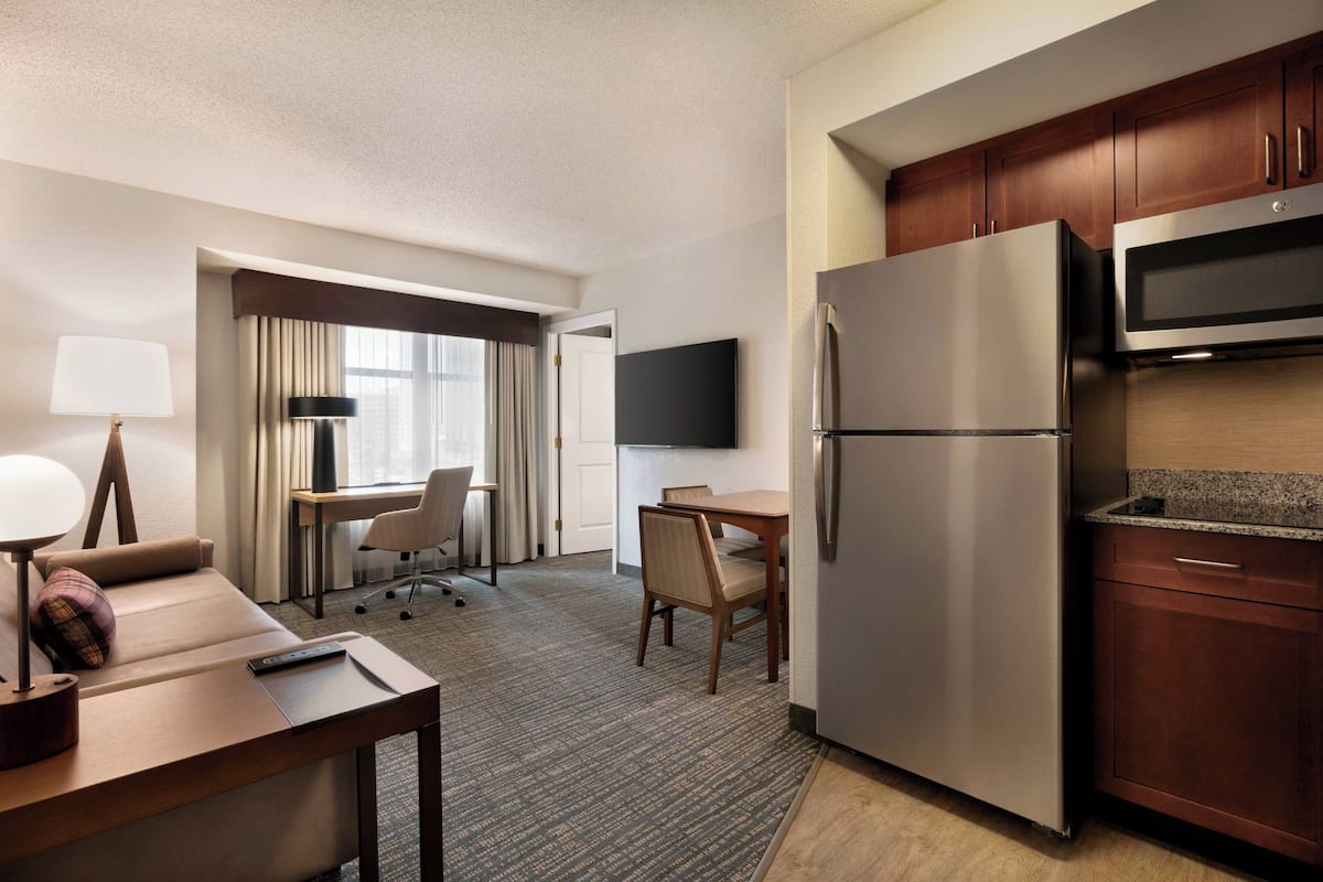 Suite, 1 Bedroom | Living area | LCD TV, pay movies