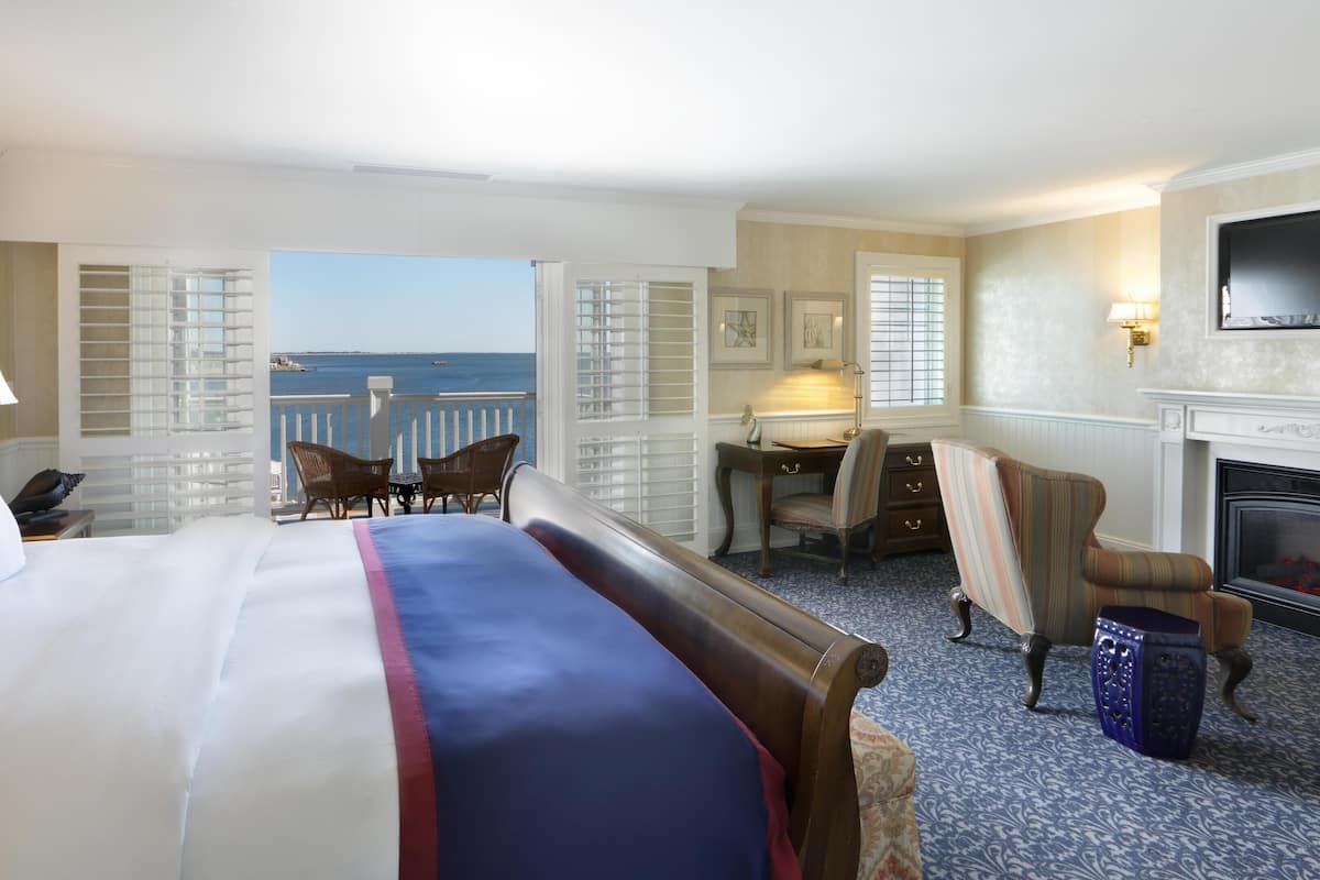 Habitación, 1 cama King size (Shoreline) | Sábanas de algodón egipcio, ropa de cama de alta calidad y edredón