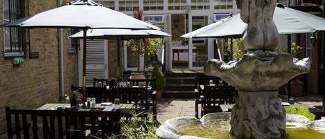 Double Room, 1 Double Bed, Courtyard Area | Terrace/patio