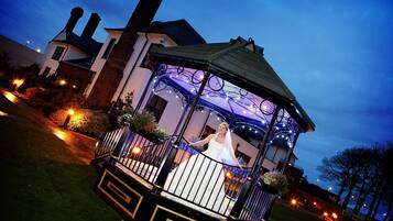 Front of property – evening/night
