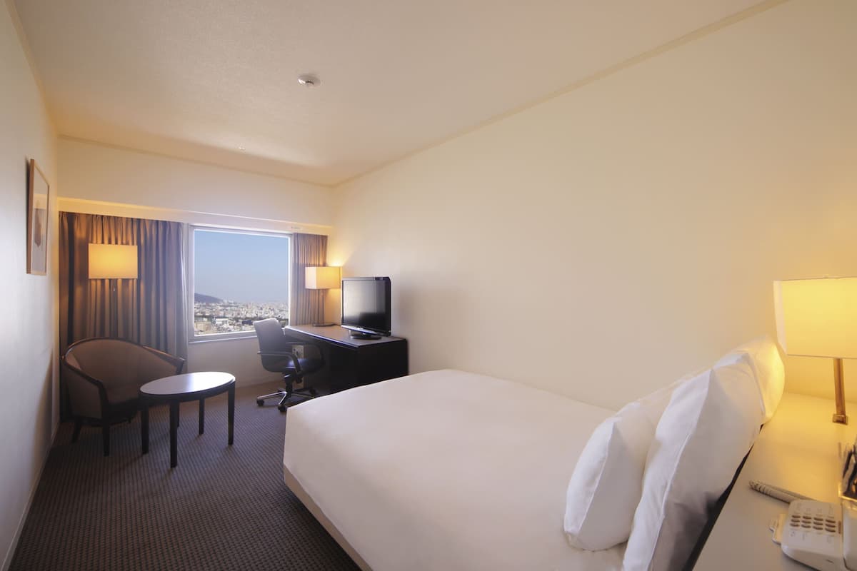 In-room safe, desk, laptop workspace, blackout curtains