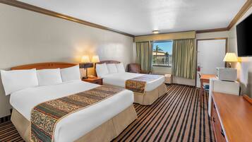 Desk, iron/ironing board, free WiFi, bed sheets