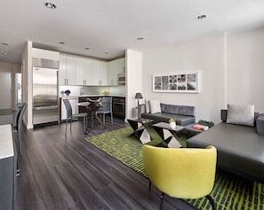 One Bedroom Premium Suite | Frette Italian sheets, hypo-allergenic bedding, down comforters - AKA Times Square (New York)