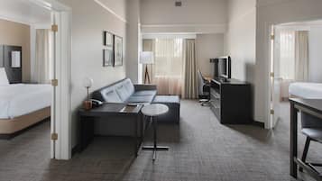 1 chambre, literie de qualité supérieure, bureau