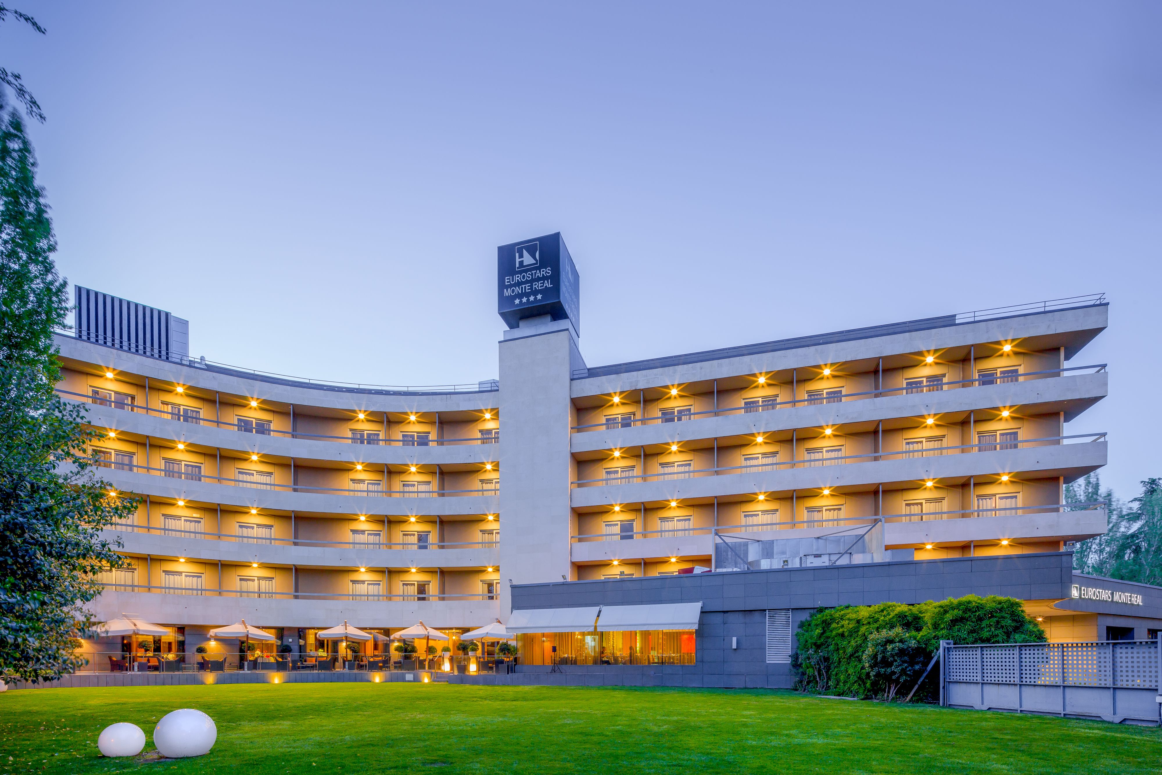 Façana frontal de l'allotjament