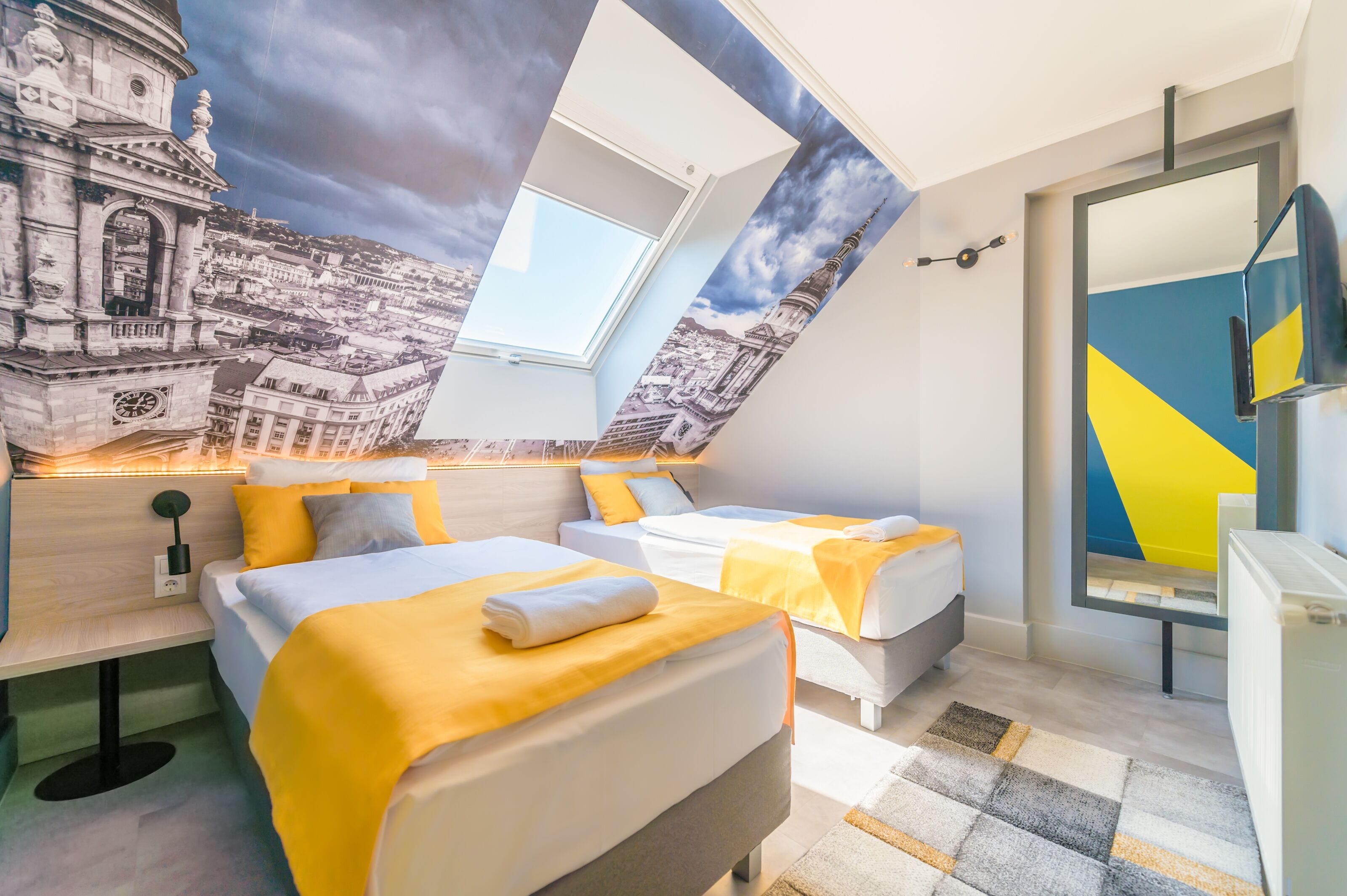 standard double or twin room | in-room safe, blackout curtains, iron/ironing board, free wifi