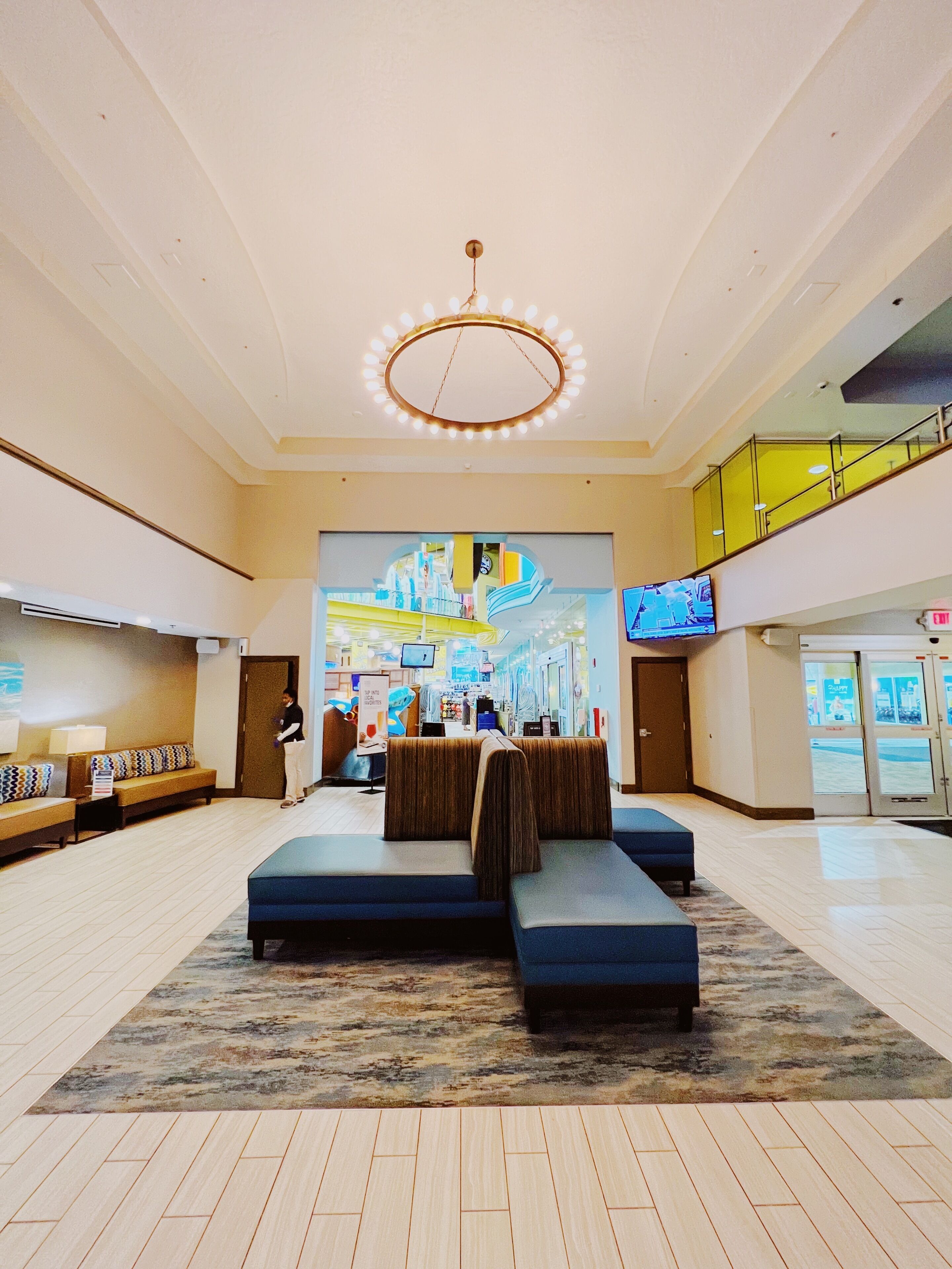 Sitteområde i lobbyen