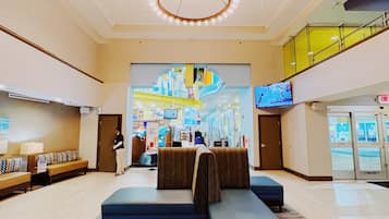 Sala de estar en el lobby