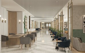 Coin salon dans le hall